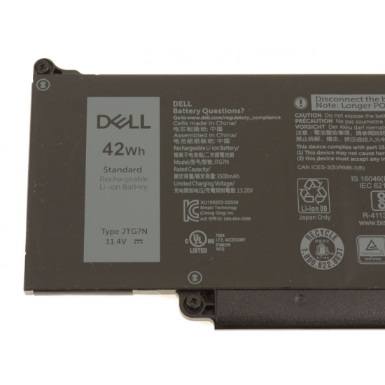 Baterie Laptop 2-in-1, Dell, Latitude 5340, JTG7N, 07RDGP, 11,4V, 3500mAh, 42Wh