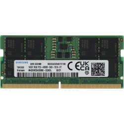 Memorie ram Laptop Samsung 16GB, DDR5, 1Rx8, PC4-4800B, CL40, M425R2GA3BB0-CQK0L, PC4-21300, CL40, Non-ECC, sodimm, 262 pini