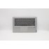 Carcasa superioara cu tastatura palmrest Laptop, Lenovo, IdeaPad C340-14API Type 81N6, 5CB0U42110, AM2GA000810, cu slot fingerprint, iluminata, argintie, layout US