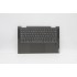 Carcasa superioara cu tastatura palmrest Laptop, Lenovo, Yoga C740-14IML Type 81TC, 5CB0U43932, AM1FG000100, iluminata, gri, layout UK