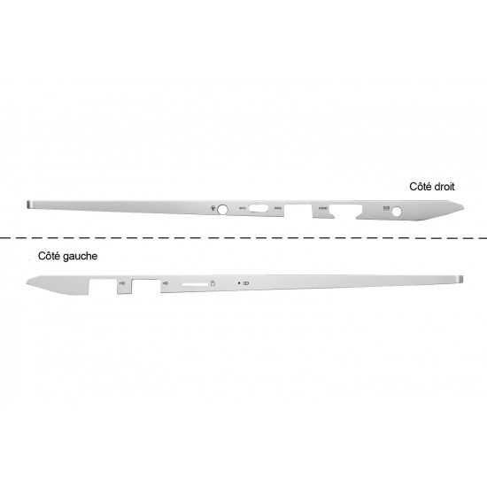 Carcasa superioara cu tastatura palmrest Laptop, Asus, VivoBook 14 X432F, X432FA, X432FL, 90NB0M62-R31US0, 39XKQTAJN00, X432FA-2S, iluminata, argintie, layout US