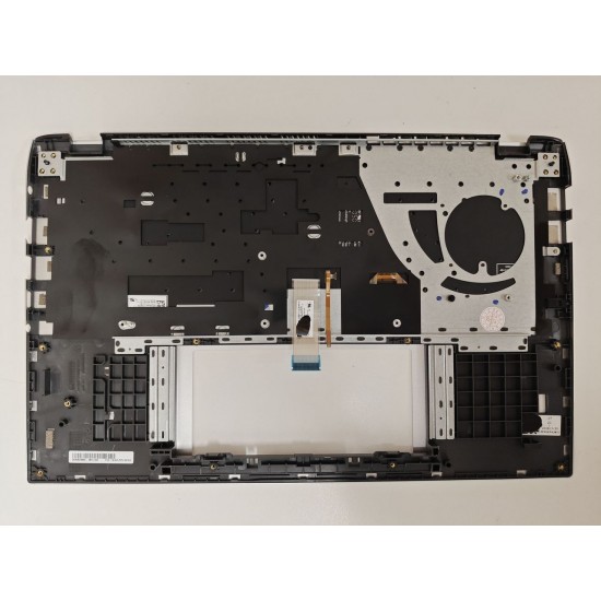Carcasa superioara cu tastatura palmrest Laptop, Asus, VivoBook 14 X432F, X432FA, X432FL, 90NB0M62-R31US0, 39XKQTAJN00, X432FA-2S, iluminata, argintie, layout US
