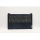 Carcasa superioara cu tastatura palmrest Laptop, Lenovo, IdeaPad 1 15ALC7 Type 82R4, 5CB1F27089, AP2DG000310, AM2GD000500, Abyss Blue, layout US