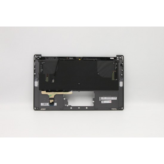 Carcasa superioara cu tastatura palmrest Laptop, Lenovo, Yoga S940-14IIL Type 81Q8, 5CB0W43500, 450.0HB05.001, Iron Grey, iluminata, layout UK