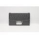 Carcasa superioara cu tastatura palmrest Laptop, Lenovo, Yoga S940-14IIL Type 81Q8, 5CB0W43500, 450.0HB05.001, Iron Grey, iluminata, layout UK