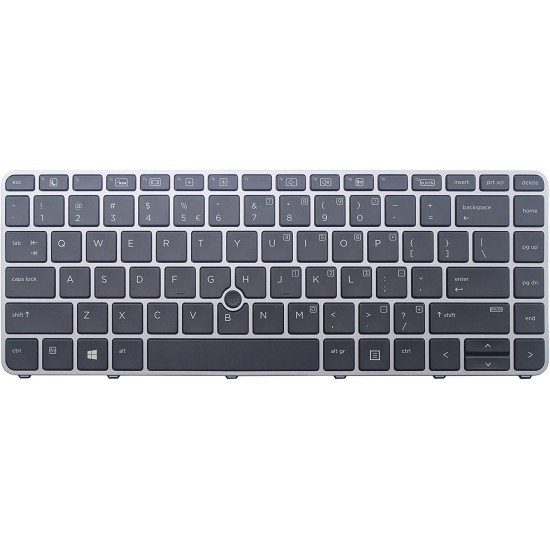 Tastatura Laptop, HP, EliteBook 745 G3, 836308-001, iluminata, layout US