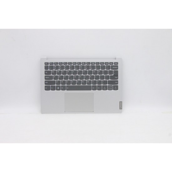 Carcasa superioara cu tastatura palmrest Laptop, Lenovo, IdeaPad S540-13API Type 81XC, 5CB1B24731, AM1YY000100, ET1GW000100, iluminata, argintie, layout US
