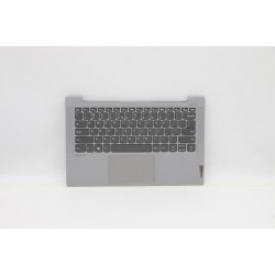Carcasa superioara cu tastatura palmrest Laptop, Lenovo, IdeaPad 5-14ALC05 Type 82LM, 5CB1C91610, AP2UZ000530, AM2UZ000900, argintie, layout US