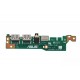 Modul conector USB, audio si card reader Laptop, Asus, VivoBook 15 90NB0NC0-R10010, 90NB0P50-R10011, E248779 X409DL_IO_BD, E162264 X409FB_IO