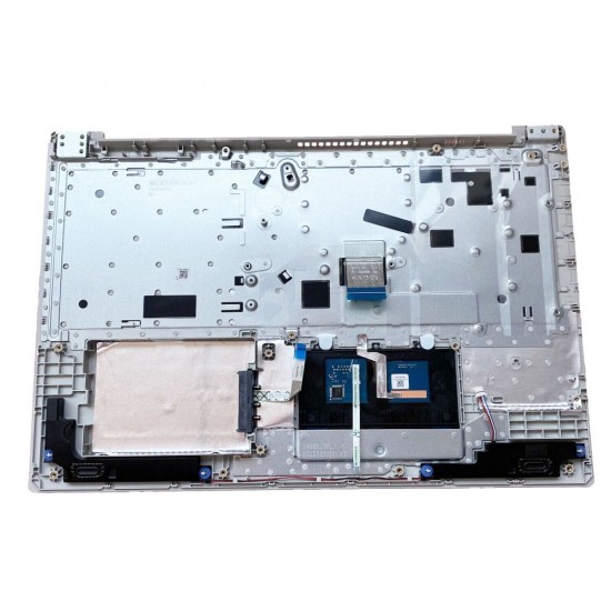 Carcasa superioara cu tastatura palmrest Laptop, Lenovo, IdeaPad 320-15IAP Type 80XR, 81A3, 81CS, 5CB0N86311, argintie, layout US