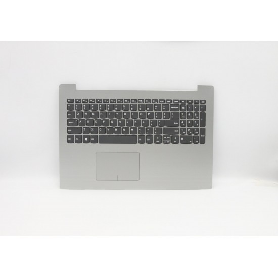 Carcasa superioara cu tastatura palmrest Laptop, Lenovo, IdeaPad 320-15IAP Type 80XR, 81A3, 81CS, 5CB0N86311, argintie, layout US
