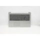 Carcasa superioara cu tastatura palmrest Laptop, Lenovo, IdeaPad 320-15IAP Type 80XR, 81A3, 81CS, 5CB0N86311, argintie, layout US