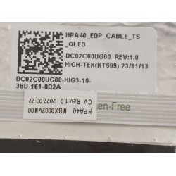Cablu video LVDS Laptop 2-in-1, HP, Spectre X360 14-EF, TPN-C155, DC02C00UG00, HAP40 EDP Cable TS OLED