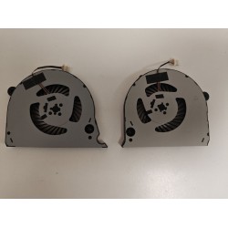 Set coolere Laptop Gaming, Dell, Inspiron 7577, P72F, P72F001, NS85B00-17E06, NS85B00-17E07, DFS541105FC0T-FJQT, DFS2000054H0T-FJQS, 5V, 0.50A