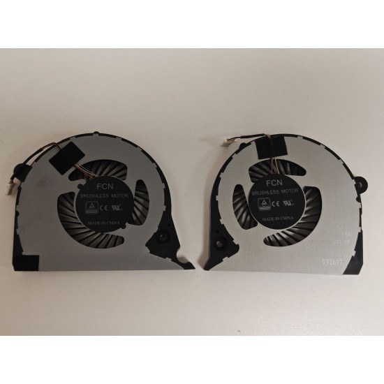 Set coolere Laptop, Dell, Vostro 15 7580, 09R5NK, DFS541105FC0T-FK0F, DFS2000054H0T-FK0D, 5V, 0.5A