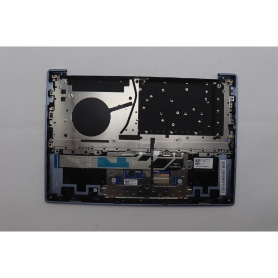 Carcasa superioara cu tastatura palmrest Laptop, Lenovo, IdeaPad Slim 5 13ARP10 Type 83J2, 5CB1P89858, 931510650684C, iluminata, Polar Blue, layout US