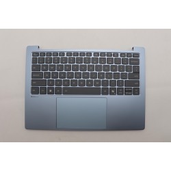 Carcasa superioara cu tastatura palmrest Laptop, Lenovo, IdeaPad Slim 5 13ARP10 Type 83J2, 5CB1P89858, 931510650684C, iluminata, Polar Blue, layout US