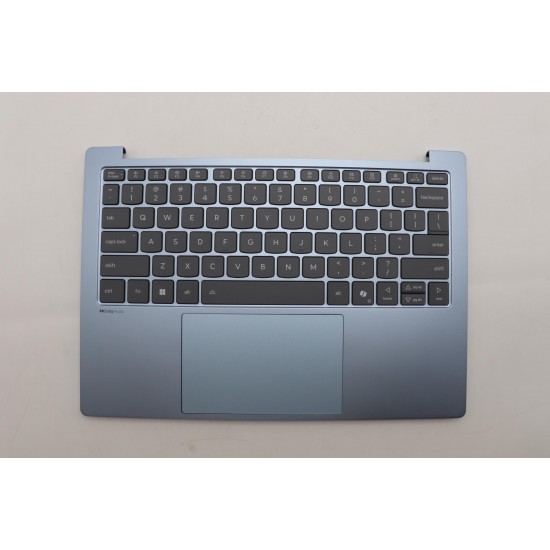 Carcasa superioara cu tastatura palmrest Laptop, Lenovo, IdeaPad Slim 5 13ARP10 Type 83J2, 5CB1P89858, 931510650684C, iluminata, Polar Blue, layout US