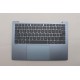 Carcasa superioara cu tastatura palmrest Laptop, Lenovo, IdeaPad Slim 5 13ARP10 Type 83J2, 5CB1P89858, 931510650684C, iluminata, Polar Blue, layout US