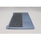 Carcasa superioara cu tastatura palmrest Laptop, Lenovo, IdeaPad Slim 5 13ARP10 Type 83J2, 5CB1P89858, 931510650684C, iluminata, Polar Blue, layout US