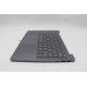 Carcasa superioara cu tastatura palmrest Laptop, Lenovo, IdeaPad Slim 5 14IRH10 Type 83HR, 5CB1Q64059, HQ25202001Z20, iluminata, Luna Grey, layout US