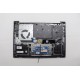 Carcasa superioara cu tastatura palmrest Laptop, Lenovo, IdeaPad Slim 5 14IRH10 Type 83HR, 5CB1Q64059, HQ25202001Z20, iluminata, Luna Grey, layout US