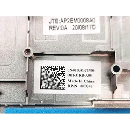 Carcasa inferioara bottom case Laptop, Dell, Inspiron 15 3580, 3581, 3582, 3583, 3584, 3585, 3595, P75F, 00TG41, 0TG41, AP2EM0008A0, neagra, fara slot cd-rom