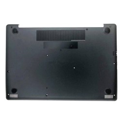 Carcasa inferioara bottom case Laptop, Dell, Inspiron 15 3580, 3581, 3582, 3583, 3584, 3585, 3595, P75F, 00TG41, 0TG41, AP2EM0008A0, neagra, fara slot cd-rom