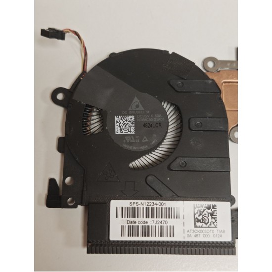 Set coolere Laptop, HP, Spectre X360 14-EF, 14T-EF, N12234-001, AT3OK003DT0, ND55C99-21A08, ND55C0A-21A09, 5V, 0.50A