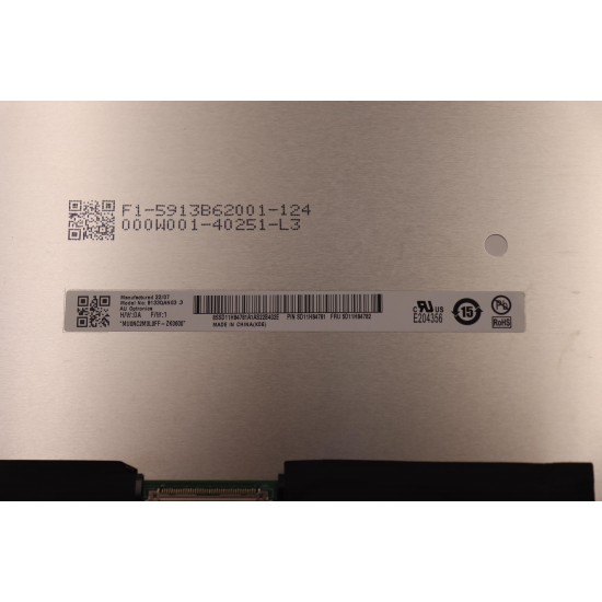 Display Laptop, Lenovo, X13 Gen 2 Type 20WK, 20WL, 20XH, 20XJ, 5D11A22507, 5D11A22509, 5D11A22514, 13.3 inch, QHD, WQXGA, 2560x1600, IPS, 60Hz, non touch, 40 pini