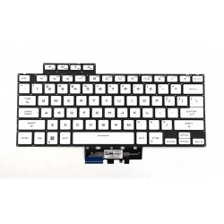 Tastatura Laptop Gaming, Asus, ROG Zephyrus G14 GA402R, GA402RJ, GA402RK, GA402N, GA402NI, GA402NJ, GA402NU, GA402NV, GA402X, GA402XI, GA402XU, GA402XV, GA402XY, GA402XZ, iluminata, alba, layout US