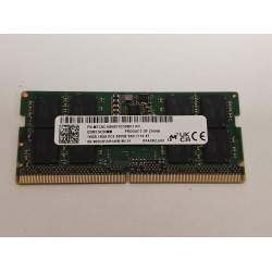 Memorie ram Laptop, Lenovo, FRU SM31L87486, SM31L87486, Micron 16GB, DDR5, 1Rx8, 5600Mhz, PC5-5600B, MTC8C1084S1SC56BD1 KC, PC5-44800, CL40, Non-ECC, sodimm, 262 pini