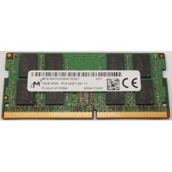 Memorie ram Laptop Micron 16GB, DDR4, 2Rx8, PC4-2400T, 2400Mhz, MTA16ATF2G64HZ-2G3E1, PC4-19200, 1.2V, CL17, Non-ECC, sodimm, 260 pini