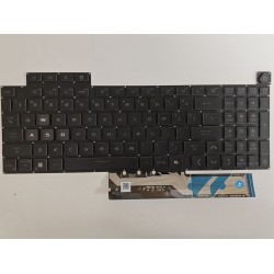 Tastatura Laptop Gaming, Asus, TUF F16 FX608J, FX608JH, FX608JHR, FX608JM, FX608JMR, FX608JP, FX608JPR, iluminata, neagra, layout US