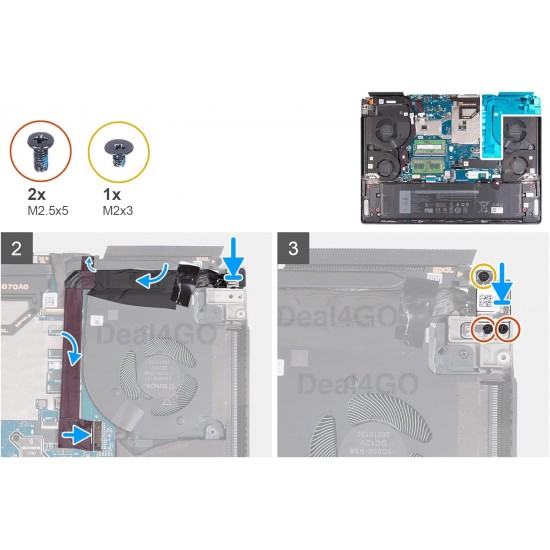 Mufa de alimentare Laptop, Dell, Alienware x17 R2, 6CG68, 06CG68, DC301017C00, GDS70 DC IN CABLE