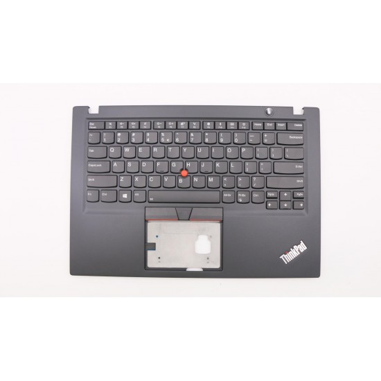 Carcasa superioara cu tastatura palmrest Laptop, Lenovo, ThinkPad T490S Type 80NX, 80NY, 02HM282, 02HM318, cu iluminare, layout US