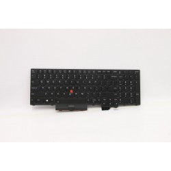 Tastatura Laptop, Lenovo, ThinkPad P17 Gen 2 Type 20YU, 20YV, iluminata, neagra, layout US