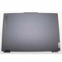 Capac Display cu balamale Laptop, Lenovo, Legion Pro 5 16IRX9 Type 83DF, 5CB1M50177, AM38U000100, gri