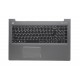Carcasa superioara cu tastatura palmrest Laptop, Lenovo, Ideapad 510-15ISK Type 80SR, iluminata, neagra, layout US Carcasa Laptop