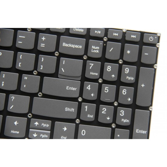 Tastatura Laptop, Lenovo, IdeaPad 320-17ABR Type 80YN, iluminata, layout US Tastaturi noi