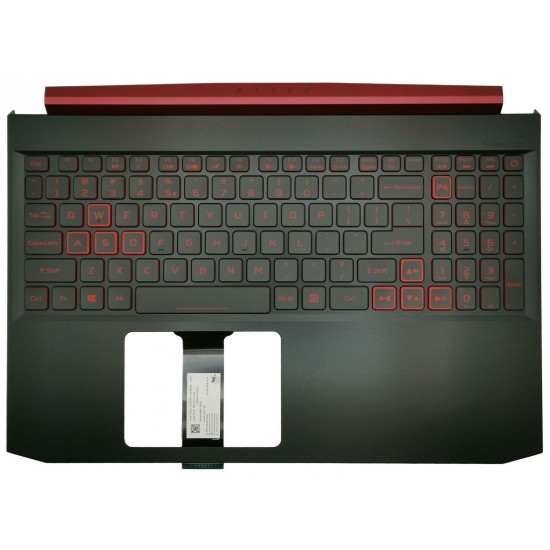 Carcasa superioara cu tastatura palmrest Laptop, Acer, Aspire Nitro 5 AN515-44, 6B.Q5BN2.001, cu iluminare, pentru GTX 1660Ti, layout US Carcasa Laptop