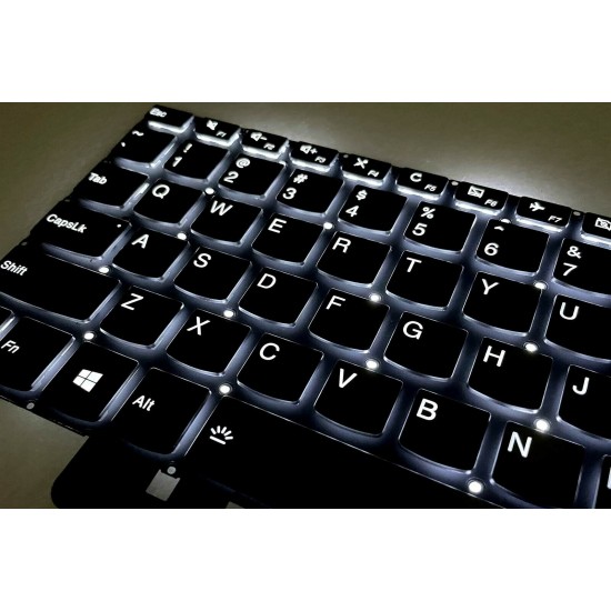 Tastatura Laptop, Lenovo, IdeaPad V145-15AST Type 81MT, iluminata, layout US Tastaturi noi