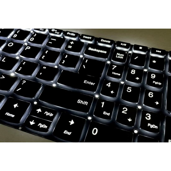 Tastatura Laptop, Lenovo, IdeaPad 330-17ICH Type 81FL, iluminata, layout US Tastaturi noi