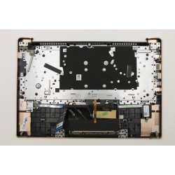 Carcasa superioara cu tastatura palmrest Laptop, Lenovo, IdeaPad 530S-14ARR Type 81H1, 5CB0R11574, cu iluminare, auriu, layout US