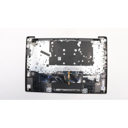 Carcasa superioara cu tastatura palmrest Laptop, Lenovo, IdeaPad 530S-14ARR Type 81H1, 5CB0R11837, cu iluminare, gri inchis, layout UK
