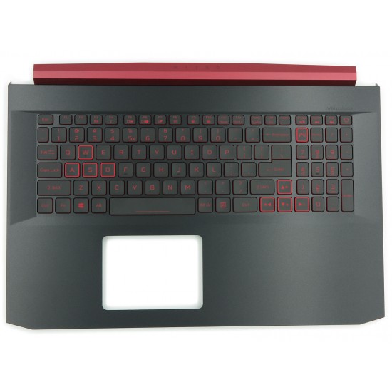 Carcasa superioara cu tastatura palmrest Laptop, Acer, Nitro 5 AN517-51, 6B.Q5DN2.001, cu iluminare, pentru GTX 1660Ti, layout US Carcasa Laptop