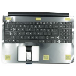 Carcasa superioara cu tastatura palmrest Laptop, Acer, Nitro 5 AN515-55, 6B.Q7KN2.064, cu iluminare RGB, pentru GTX 1660, RTX 2060, layout US