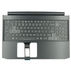 Carcasa superioara cu tastatura palmrest Laptop, Acer, Nitro 5 AN515-44, 6B.Q7KN2.064, cu iluminare RGB, pentru GTX 1660, RTX 2060, layout US