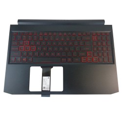 Carcasa superioara cu tastatura palmrest Laptop, Acer, Nitro 7 AN715-51, N18C3, 6B.Q5HN2.001, 6BQ5GN2001, AM2K6000300, iluminata, pentru placa video Nvdia 1050, 1660Ti, layout US