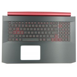 Carcasa superioara cu tastatura palmrest Laptop, Acer, Nitro 5 AN517-52, 6B.Q84N2.033,  NH.Q82AA.001, cu iluminare, pentru GTX 1650, layout US